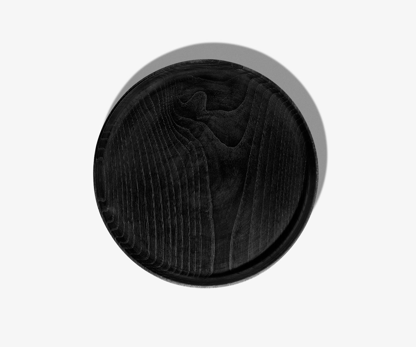 Plateau Ellipse Noir - Grand modèle