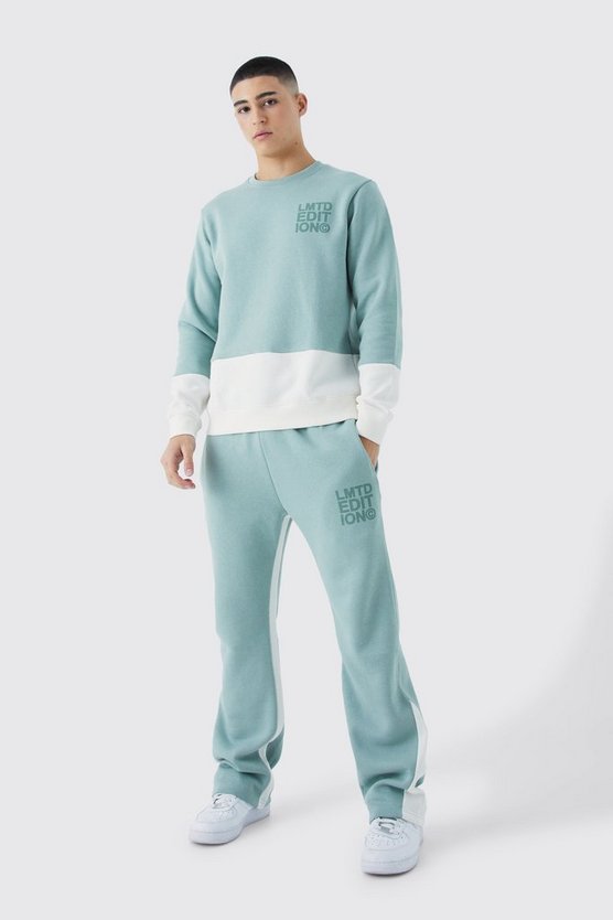 Limited Edition Slim-Fit Colorblock Trainingsanzug