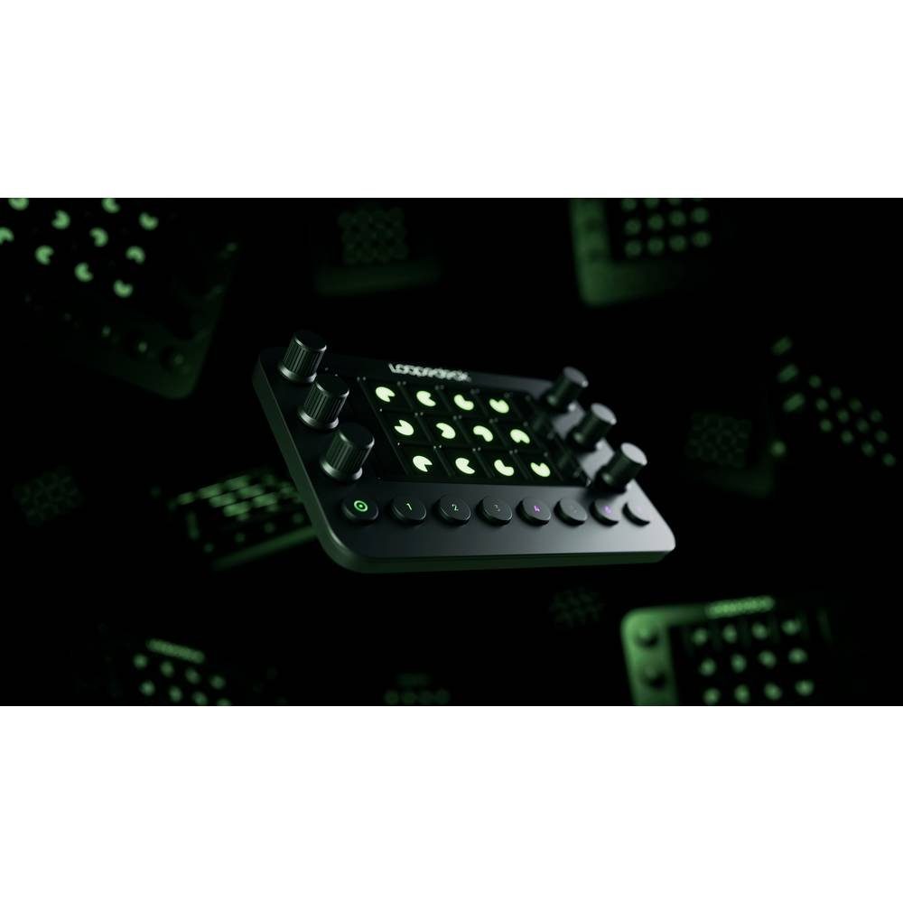 Loupedeck Foto- und Videobearbeitungskonsole Live Tastatur (Beleuchtet, LCD Tasten, Hotkey Funktion, Vollständig anpassbar)