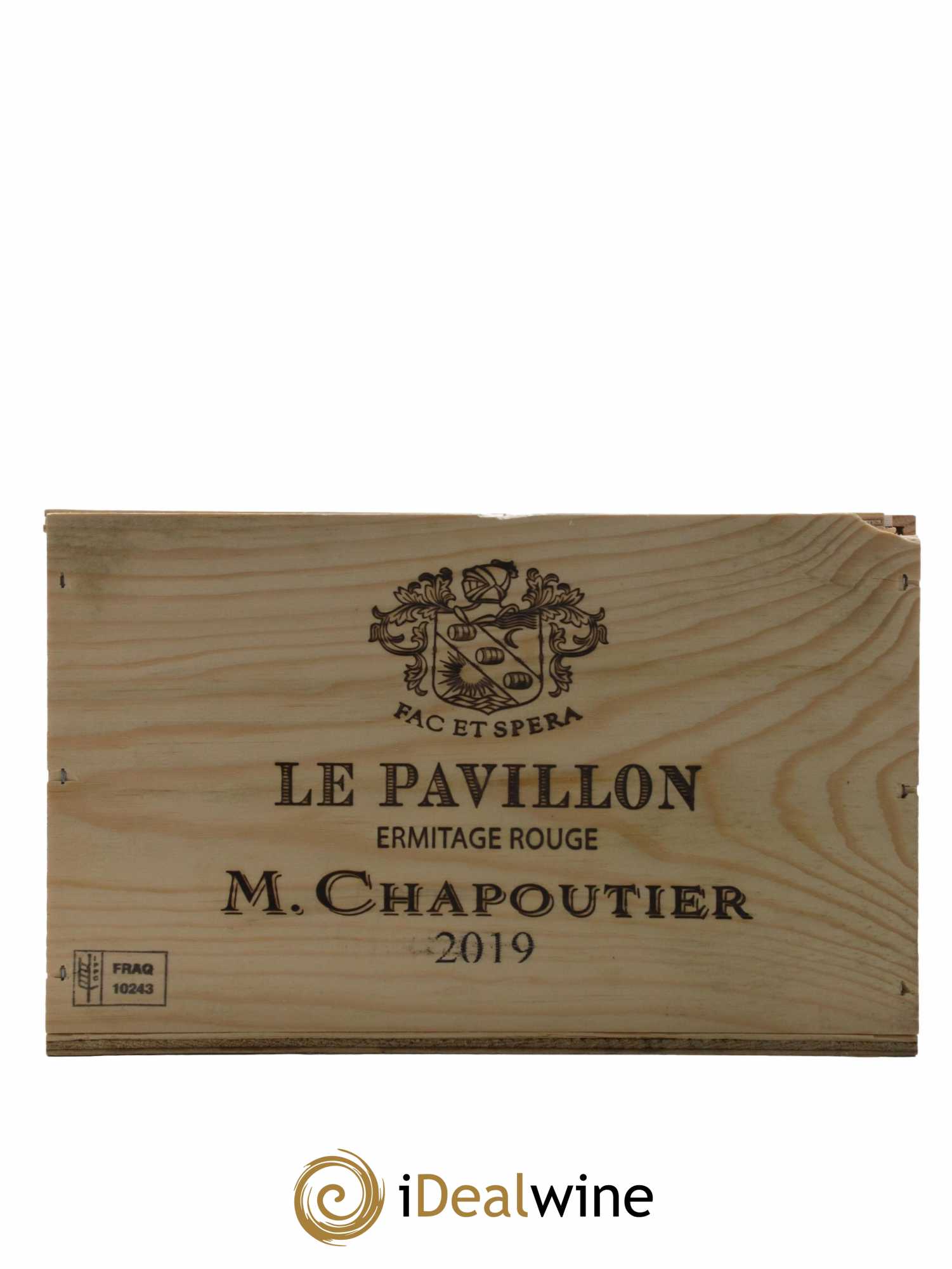 Hermitage Ermitage Le Pavillon Chapoutier  2019 - Lot de 6 Bouteilles