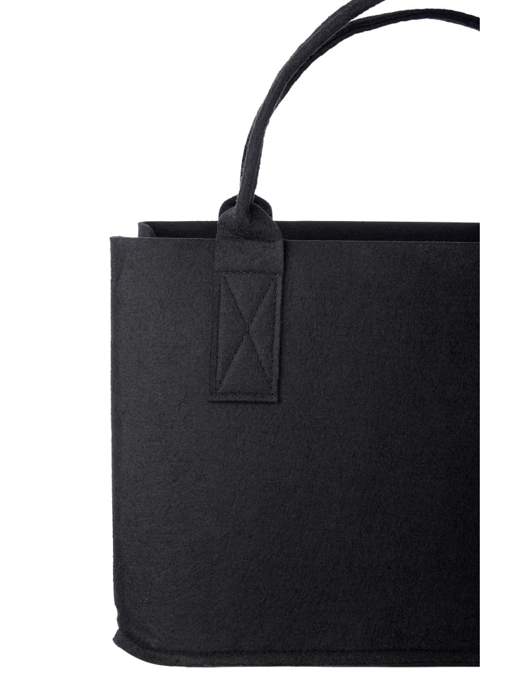 GMD Living Filztasche Street Art in Schwarz günstig kaufen onesize