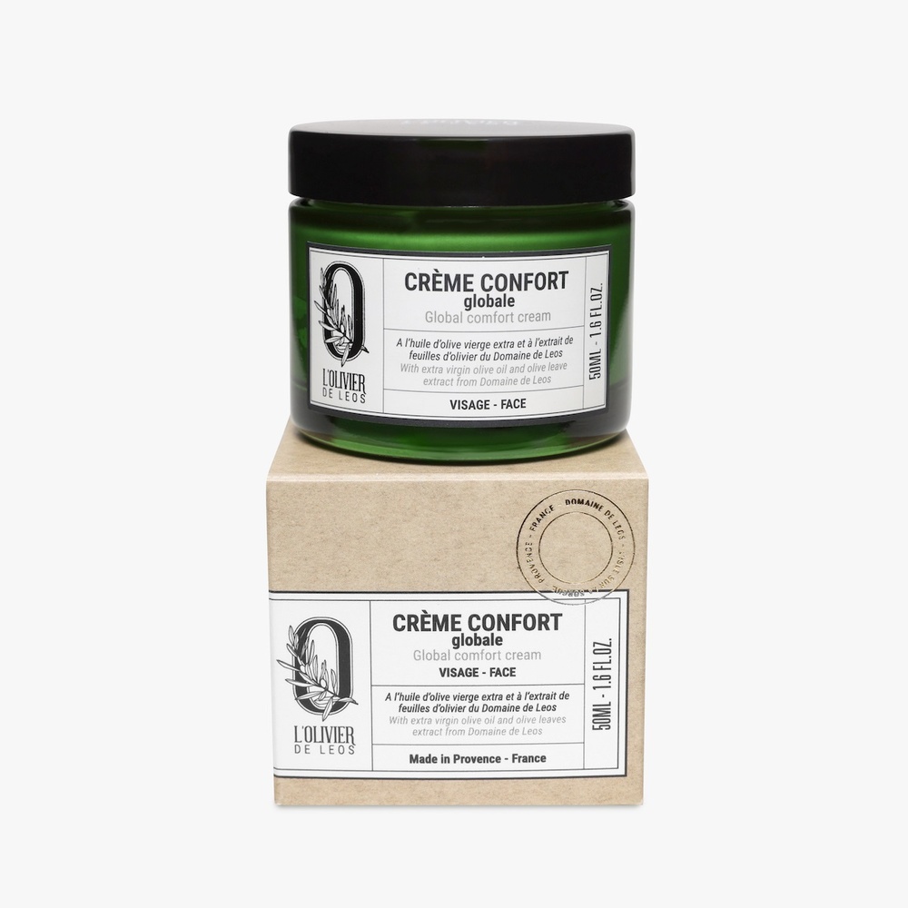 l'olivier de leos Crème Confort Globale Crème nourrissante et anti-âge pour le visage