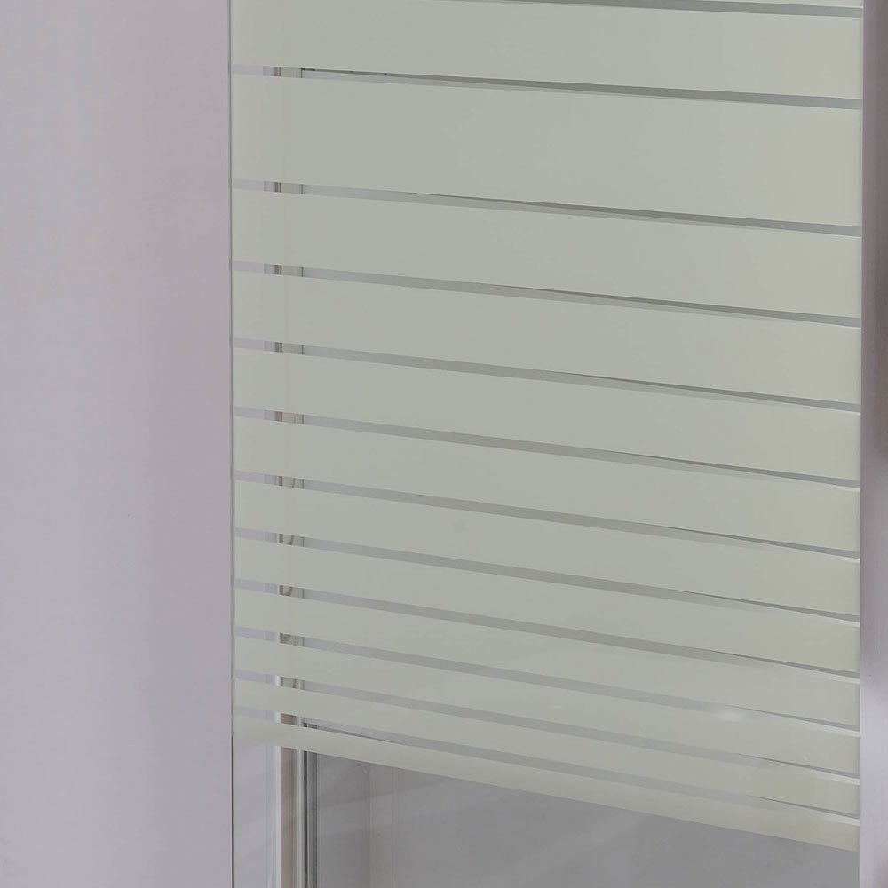 Melko Badewannenaufsatz Badewannenaufsatz Badewannentrennwand Duschabtrennung aus ESG Sicherheitsglas Duschkabine Dusche Streifen Duschwand Nischentür Duschtrennwand Duschtür, (Stück), ESG Sicherheitsglas