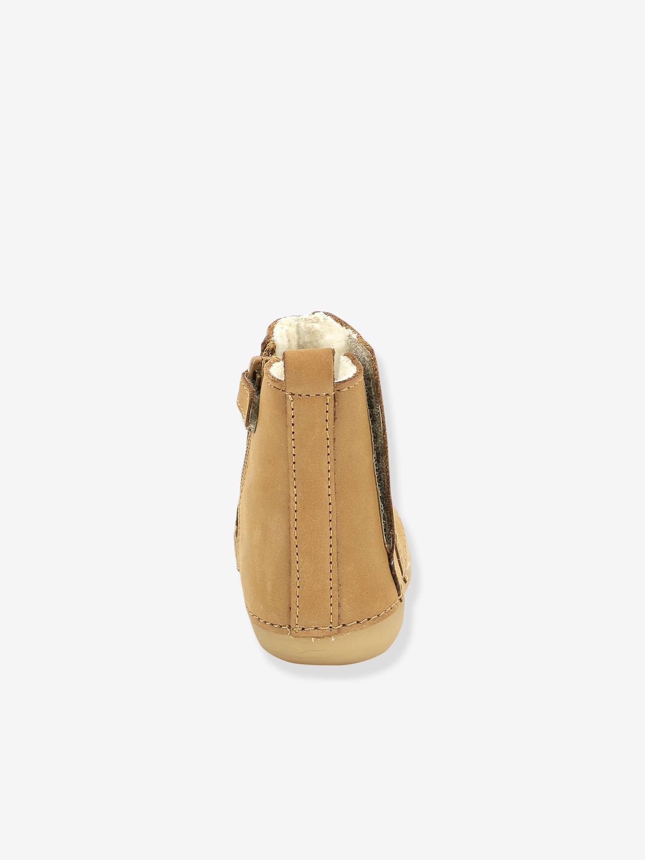 Kickers Jungen Baby Lauflernboots SOCOOL CHO KICKERS - camelfarben