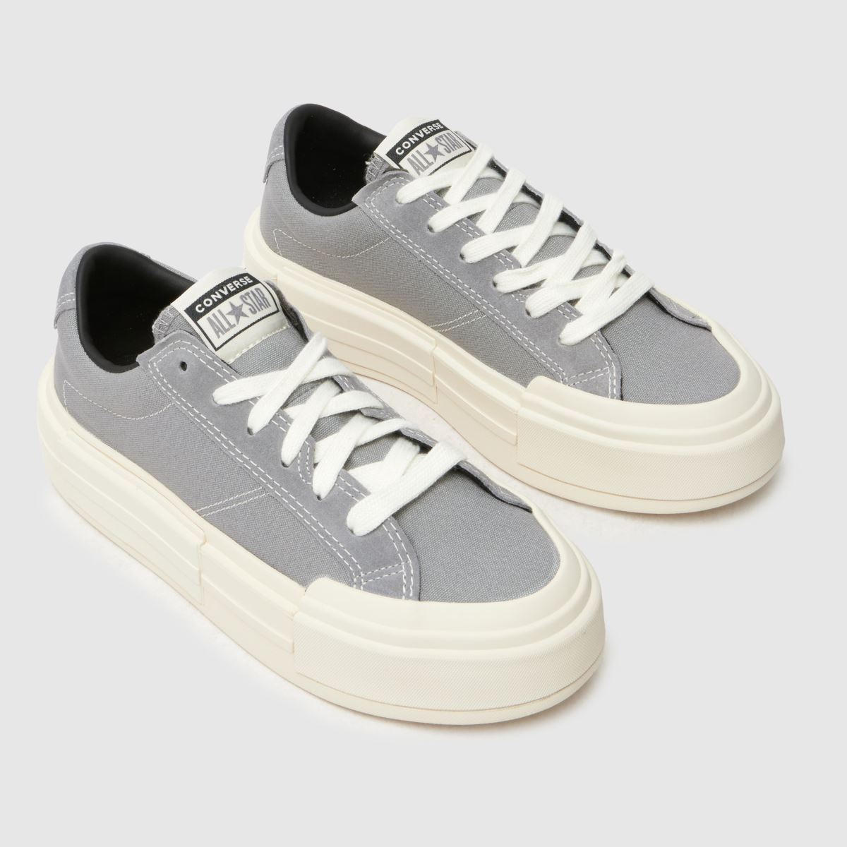 Converse – All Star Cruise – Grå sneakers med lädermotiv