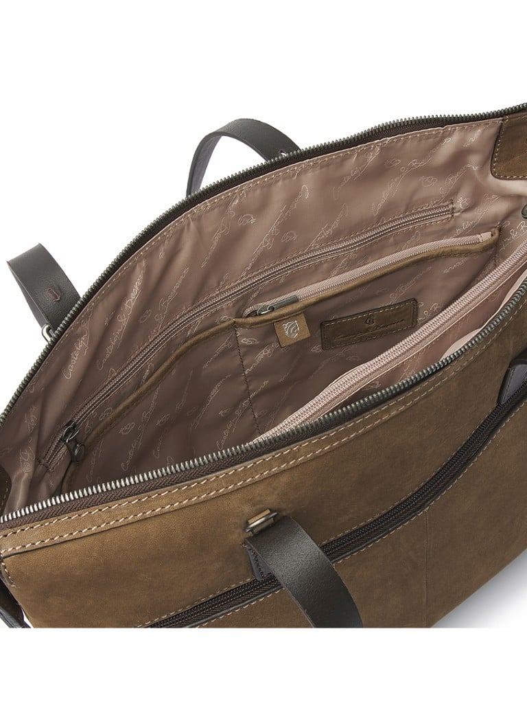 Castelijn & Beerens Nubuck plecu soma ar 15,6 collu klēpjdatora nodalījumu