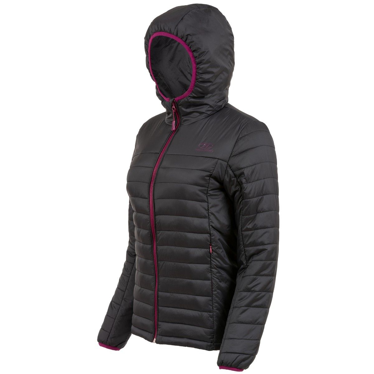 Highlander Hybrid Barra schwarze Damen Daunenjacke