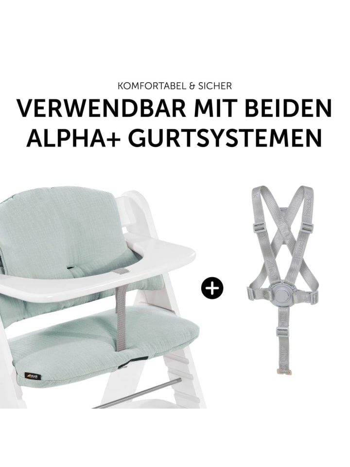 Hauck Sitzkissen / Hochstuhlauflage für Alpha Hochstuhl - in gruen günstig kaufen onesize