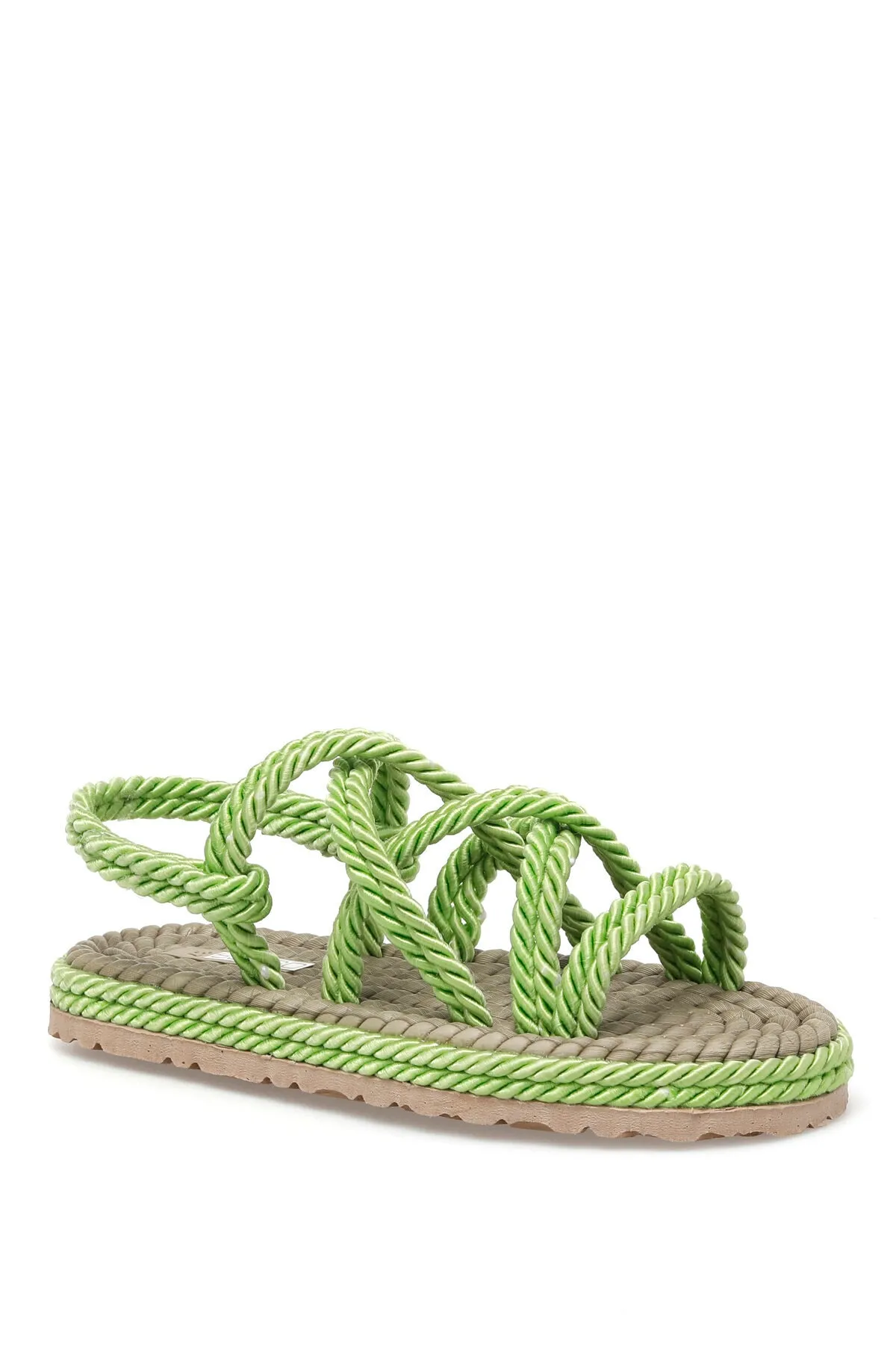 Butigo  Grüne flache Sandalen für Damen