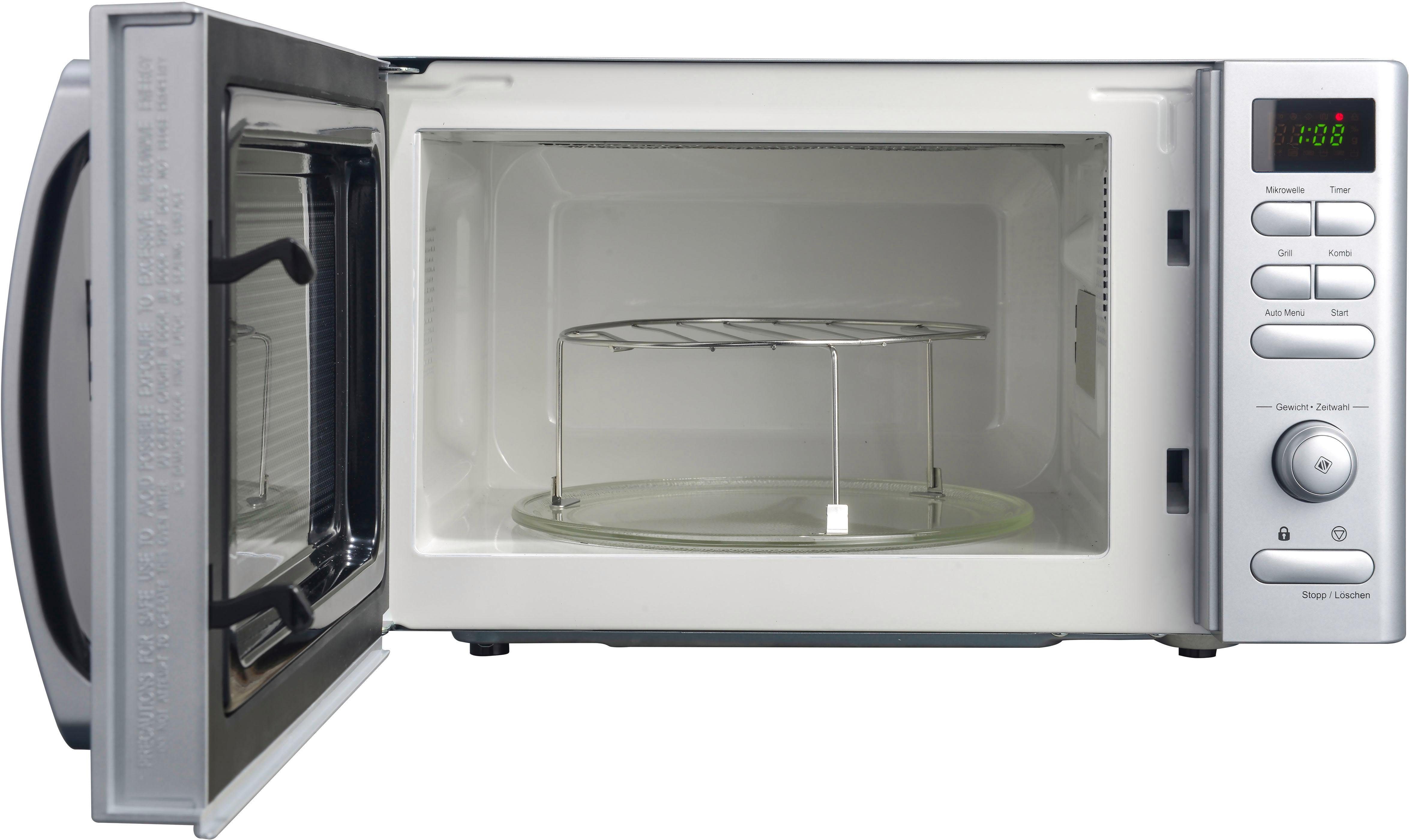 Privileg Mikrowelle 22875556, Grill, 17 l, mit 9 Automatikprogrammen