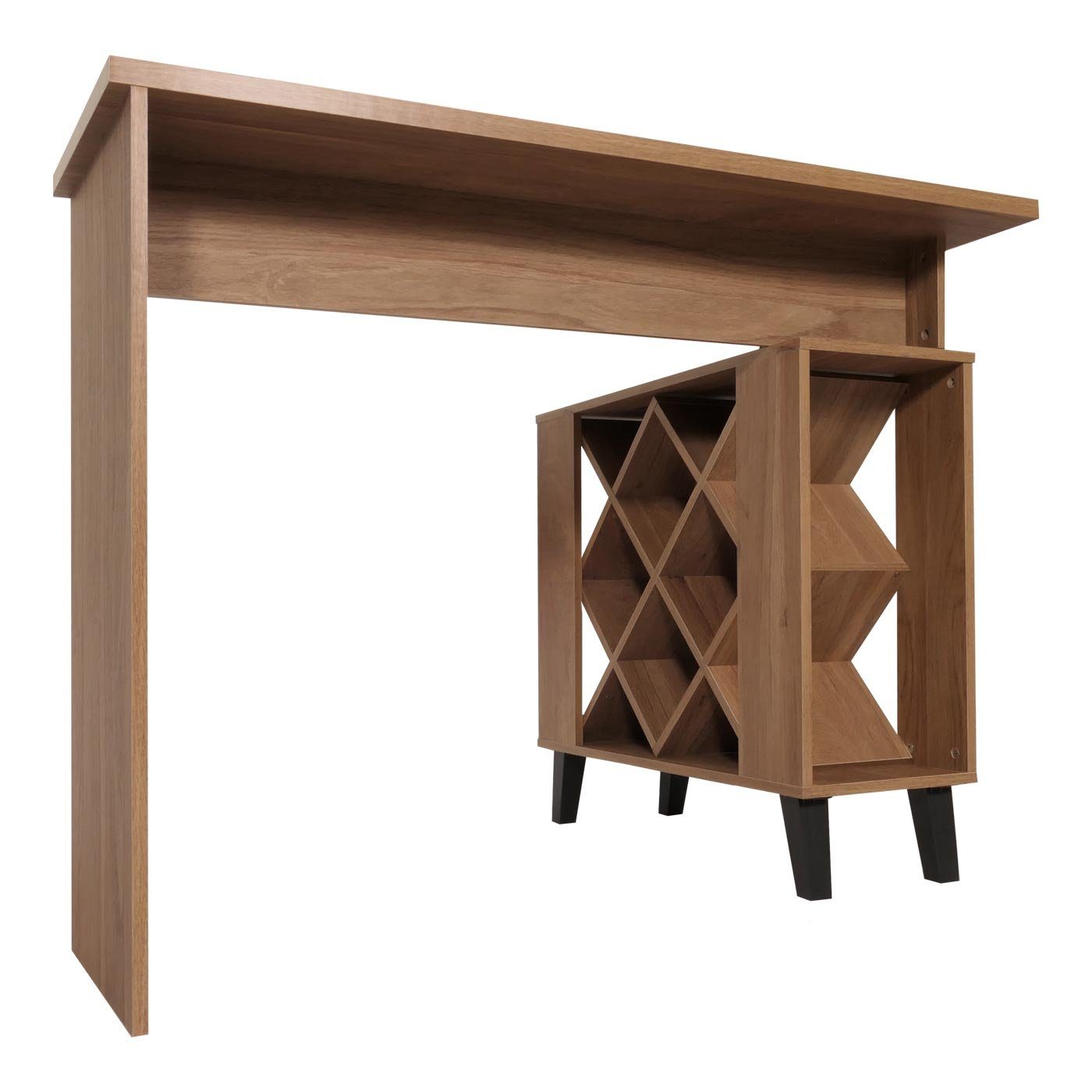 MCW Bartisch MCW-M45-B, Mit Weinregal