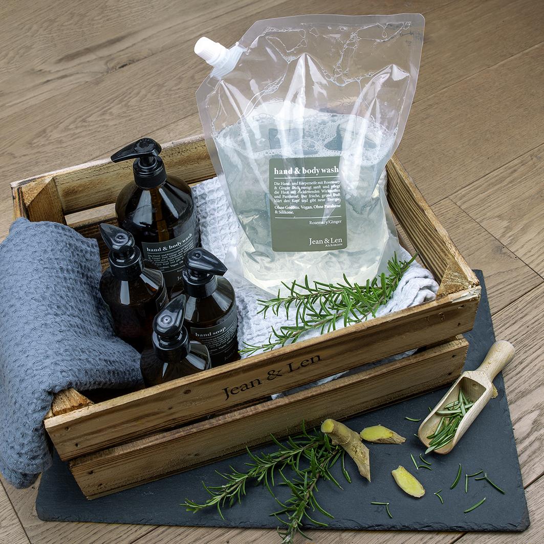 Hand & Body wash Rosemary/Ginger Nachfüllpack