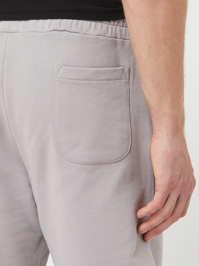 Sweatshorts aus Bio-Baumwolle in mittelgrau
