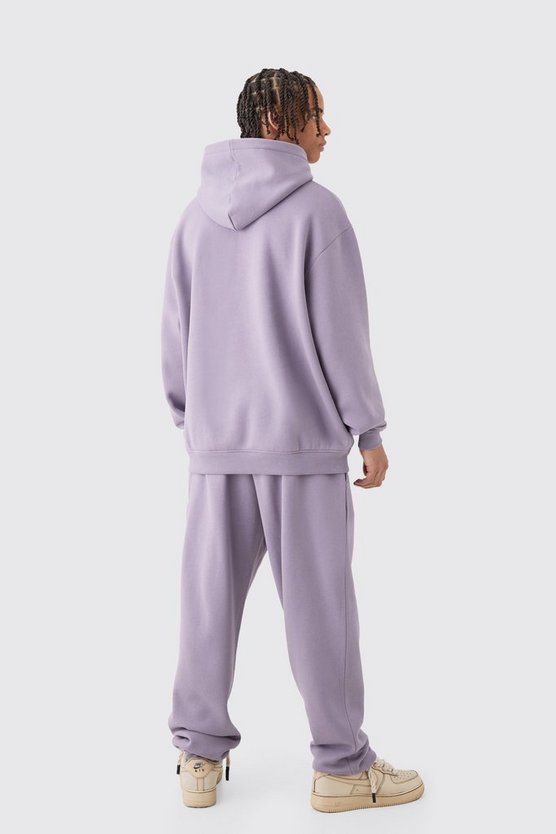 Oversize Trainingsanzug mit Homme-Print