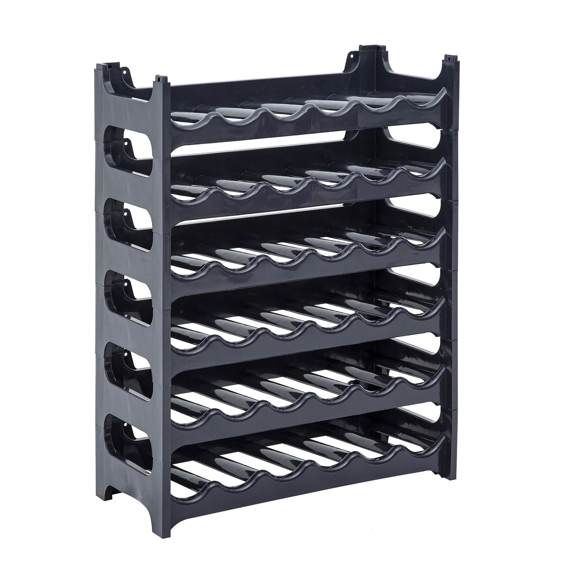 Novaliv Weinregal -, Spar-Set 6-tlg., Stapelbar,platzsparend, erweiterbar