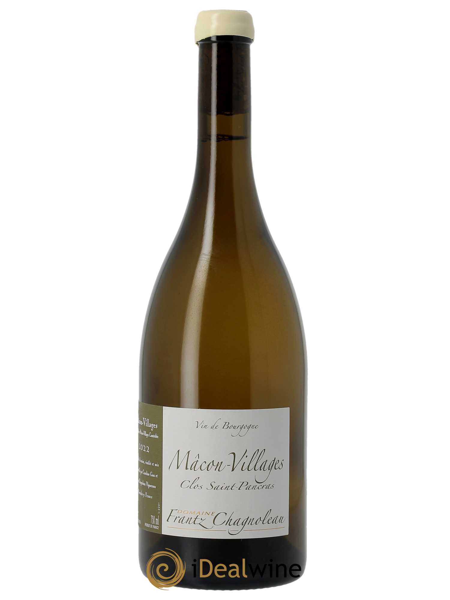 Mâcon Clos Saint Pancras Frantz Chagnoleau (Domaine)  2022 - Lot de 1 Bouteille