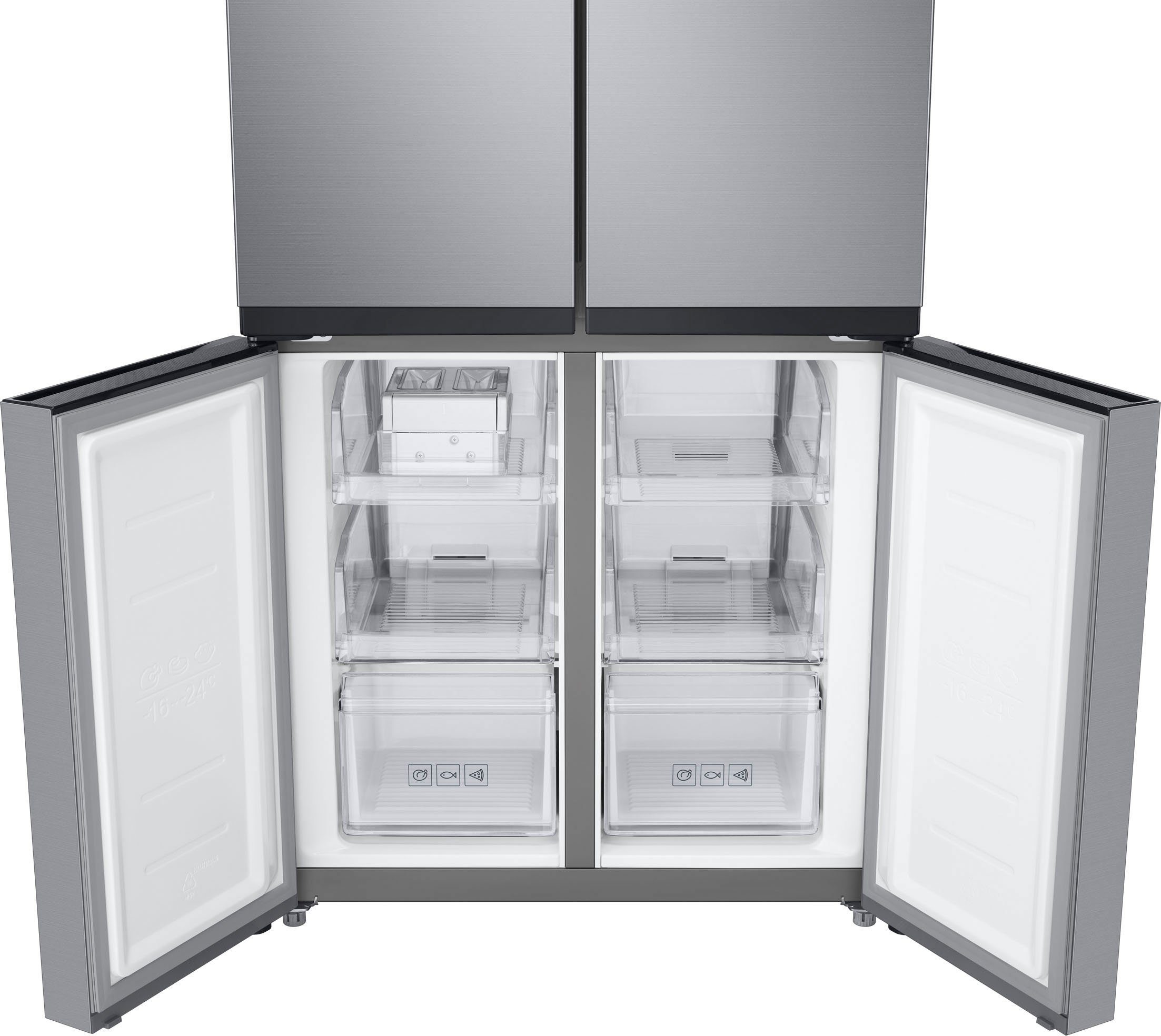 Samsung French Door RF4000 RF48A400EM9, 179,3 cm hoch, 83,3 cm breit