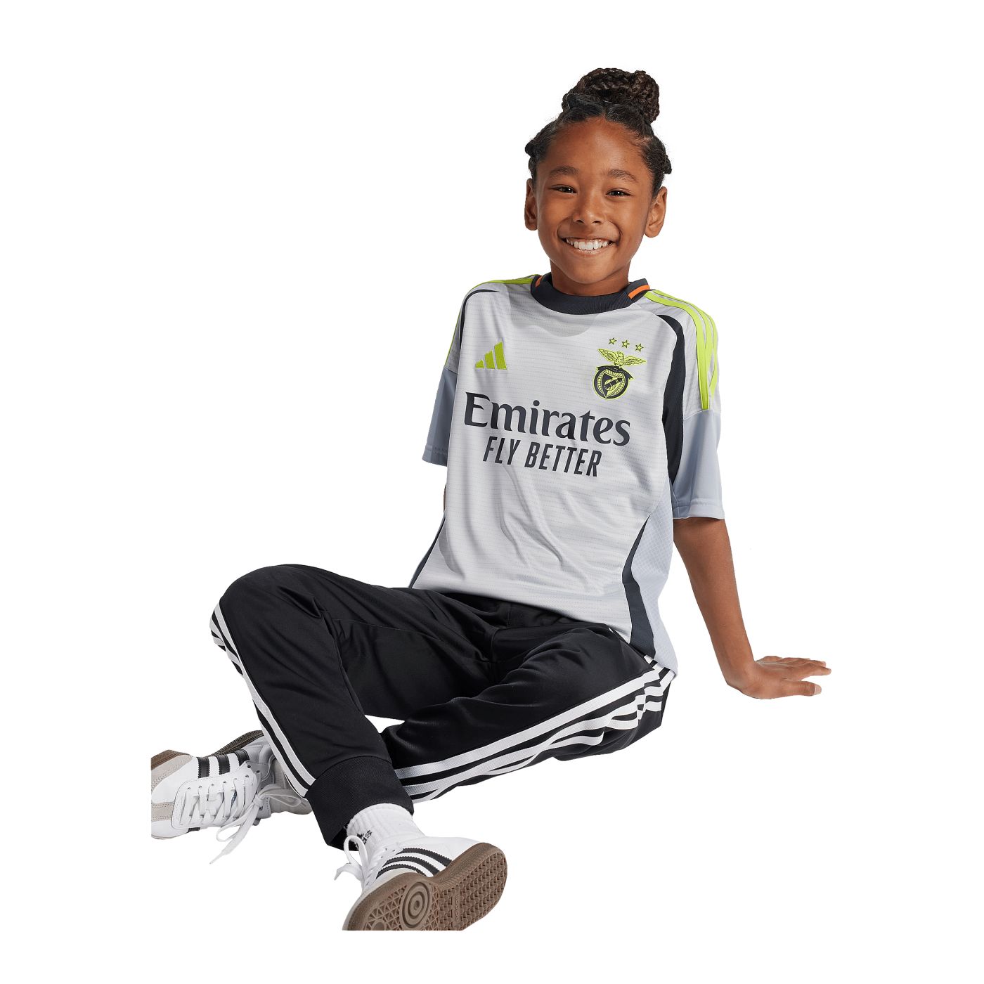 adidas Benfica Lissabon Trikot 3rd 2024/2025 Kids Grün