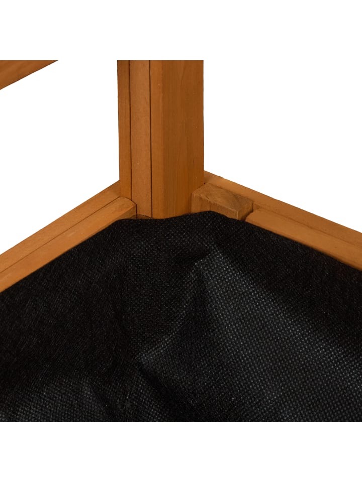 relaxdays Pflanzkasten-Rankgitter in Braun - (B)110 x (H)183 x (T)44 cm günstig kaufen onesize