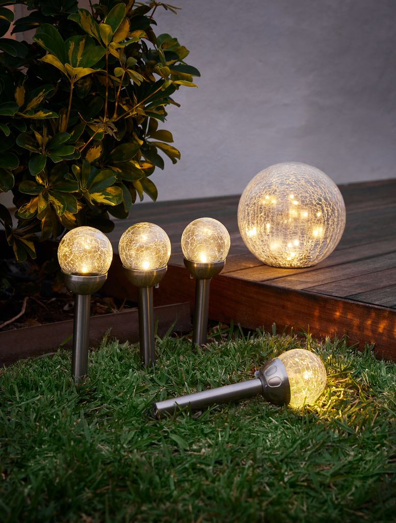 Lâmpada solar HAVVALE HAVVALE Ø20xH29cm transparente