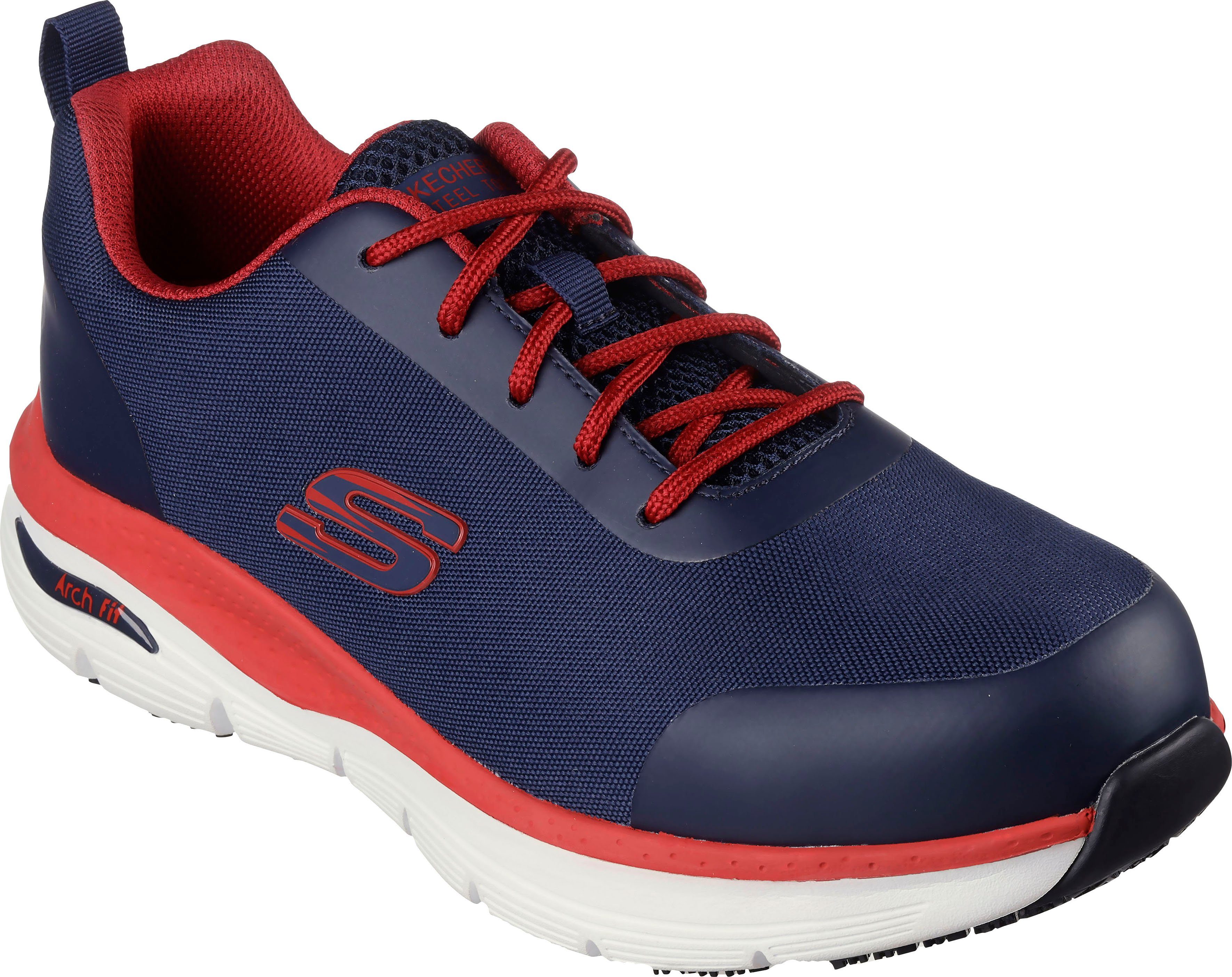 Skechers ARCH FIT SR-RINGSTAP Sicherheitsschuh S3 ESD, leicht und sportlich, durchtrittsicher
