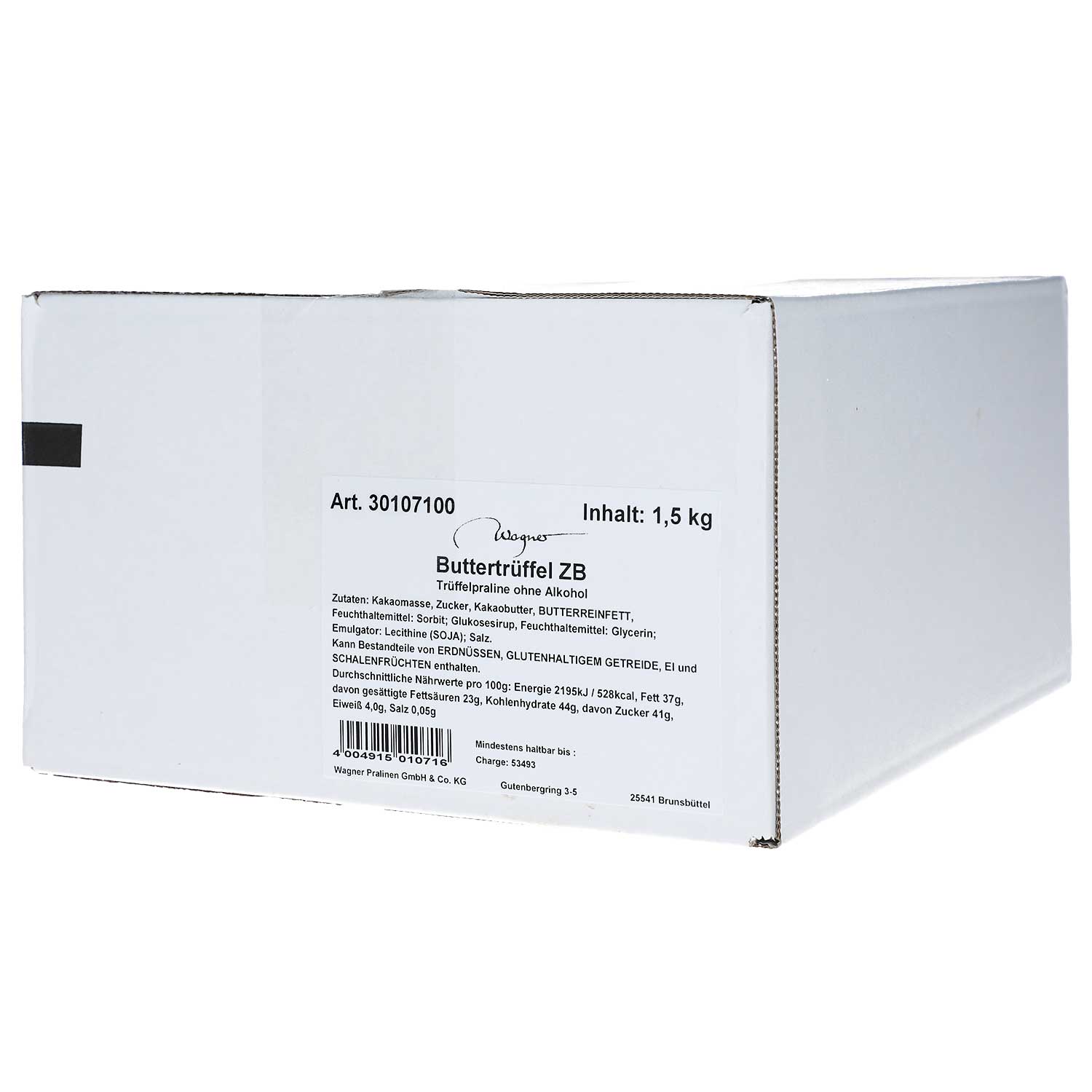 Wagner Butter-Trüffel Zartbitter 1,5kg
