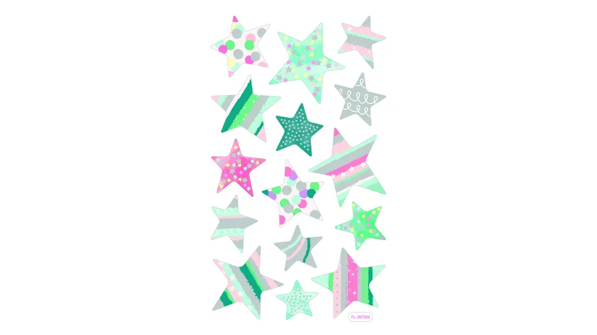 folia Soft-Sticker PASTEL 2 Blatt 33 Sticker
