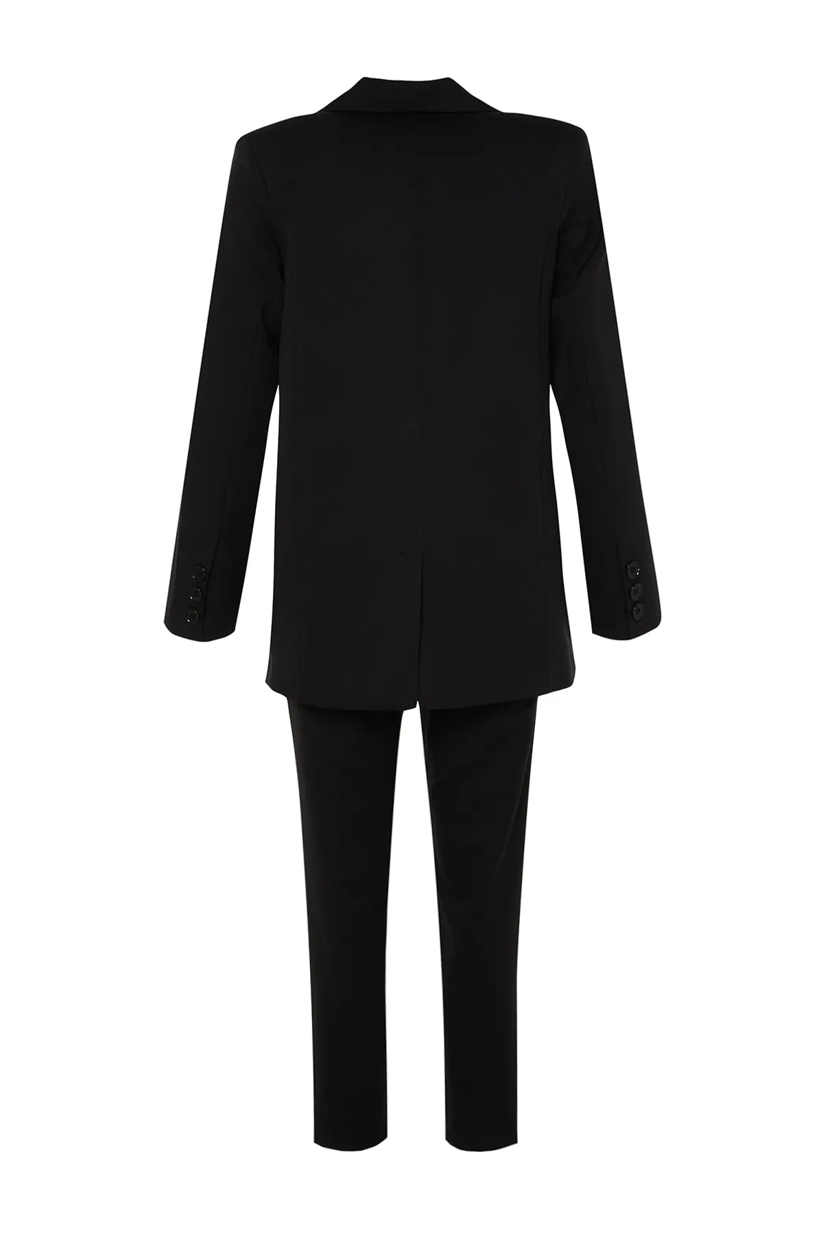 Trendyol Modest  Schwarzer Blazer, Jacke, Hose, gewebter Unterteil, Oberteil, Anzug TCTAW23US00132