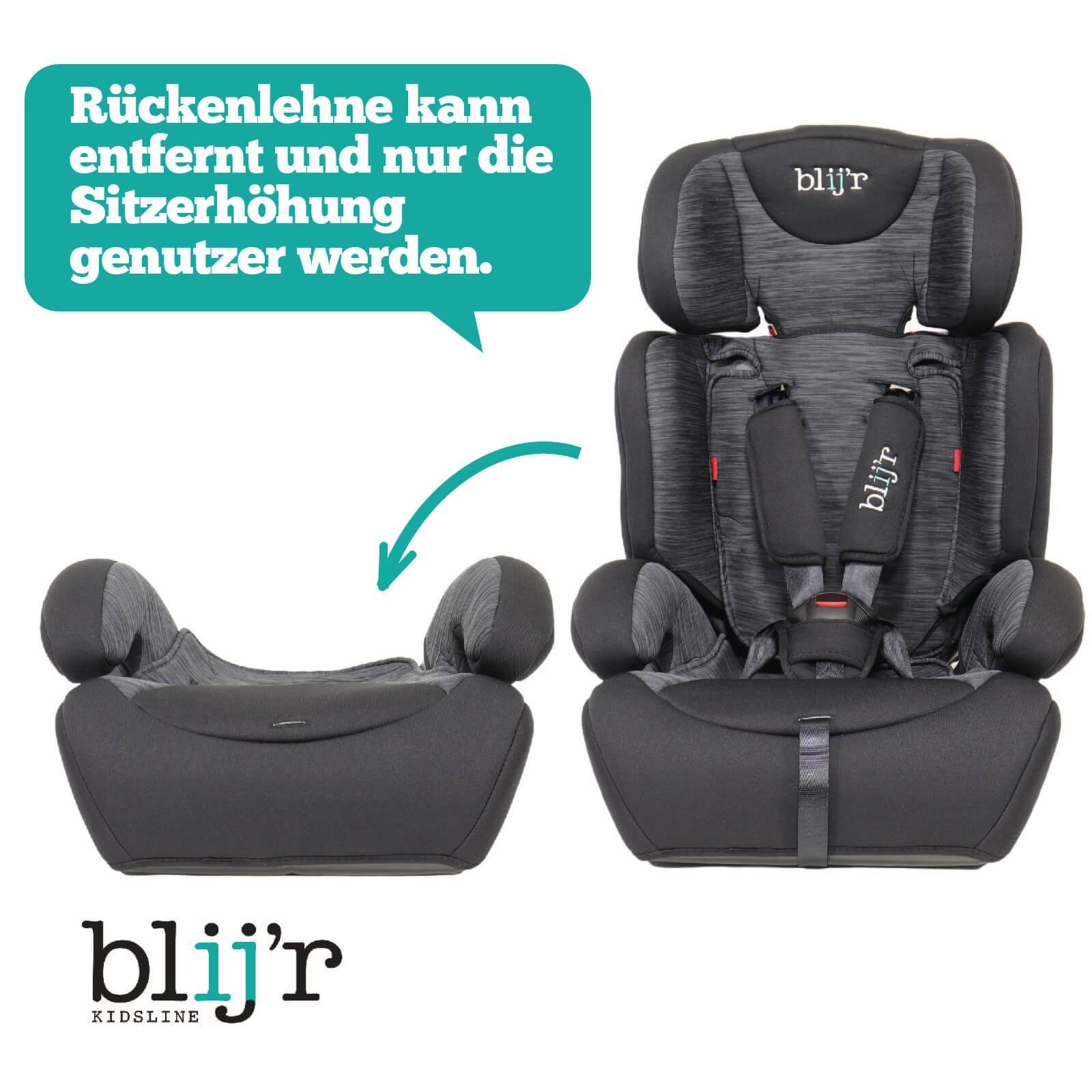 Blij´r Autokindersitz Ivo Autositz Kindersitz Gruppe I-III 9-36kg mit Seitenaufprallschutz, ab: 9 Monate, bis: 12 Jahre, ab: 9,00 kg, bis: 36,00 kg