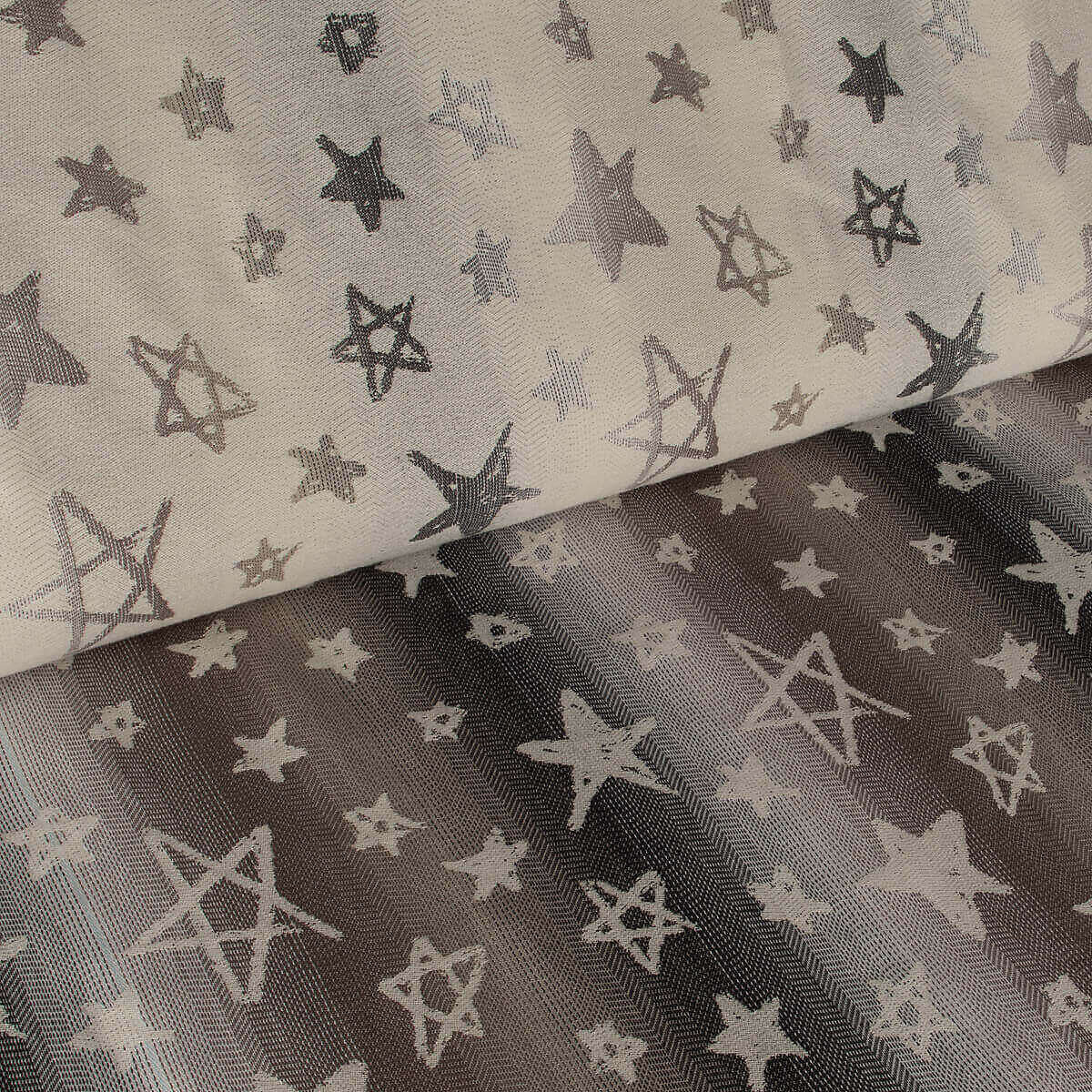 Gewebtes Babytragetuch (kbA) Singapur grey