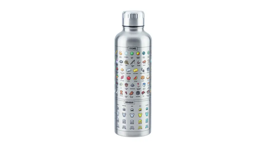 Minecraft Metall Wasserflasche