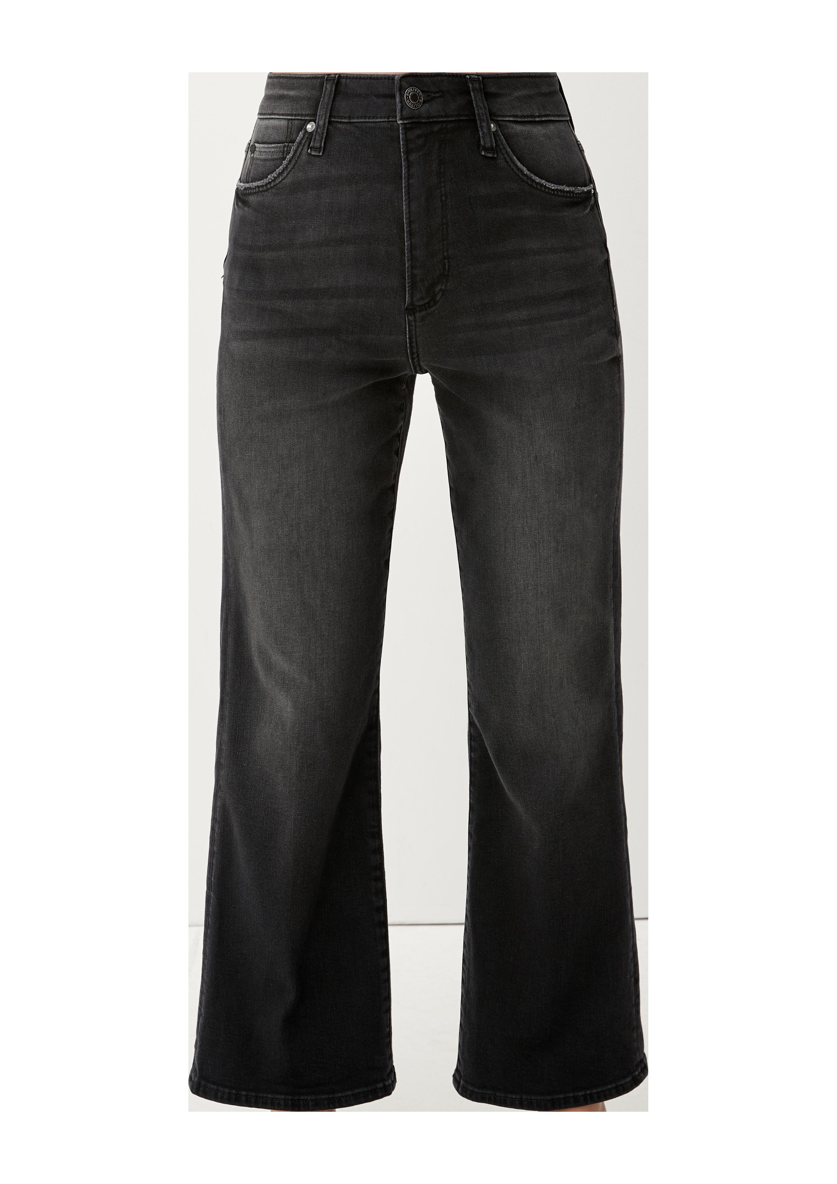 Cropped-Jeans Flared / Slim Fit / High Rise / Flared Leg  2127603-97Z5