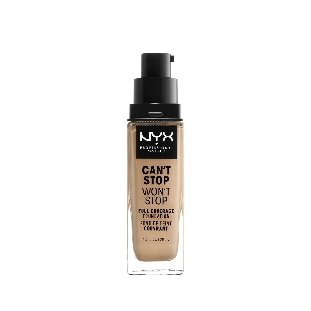 NYX Cant Stop Wont Stop Soft Beige makiažo pagrindas