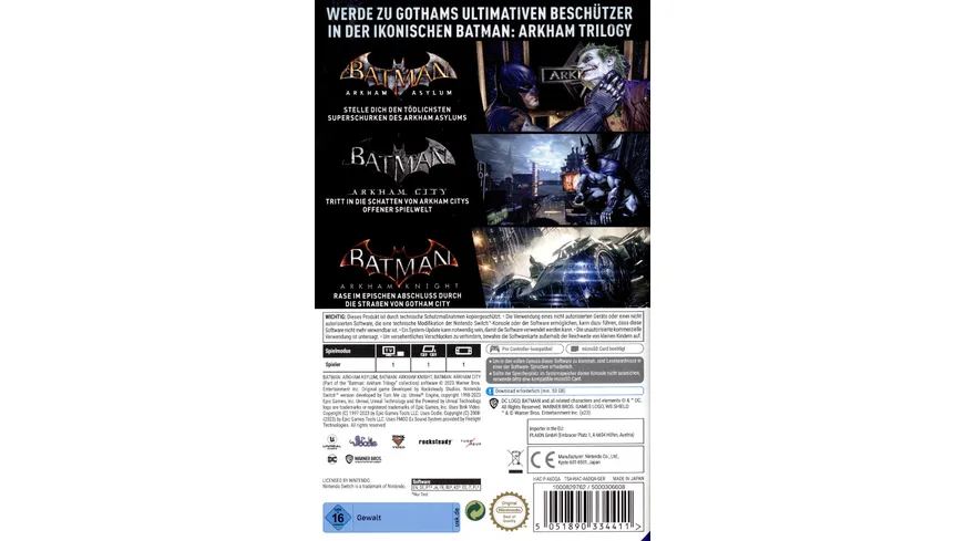 Batman Arkham Trilogy