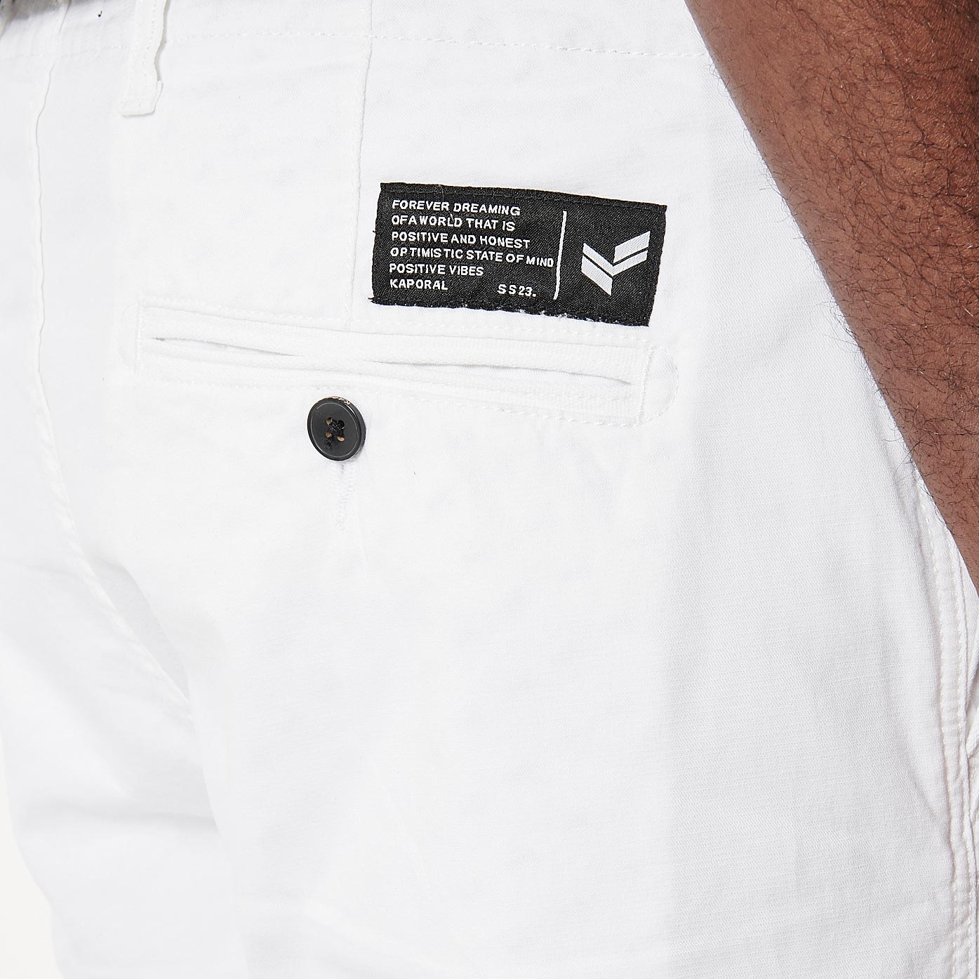 MACON  Short blanc Homme