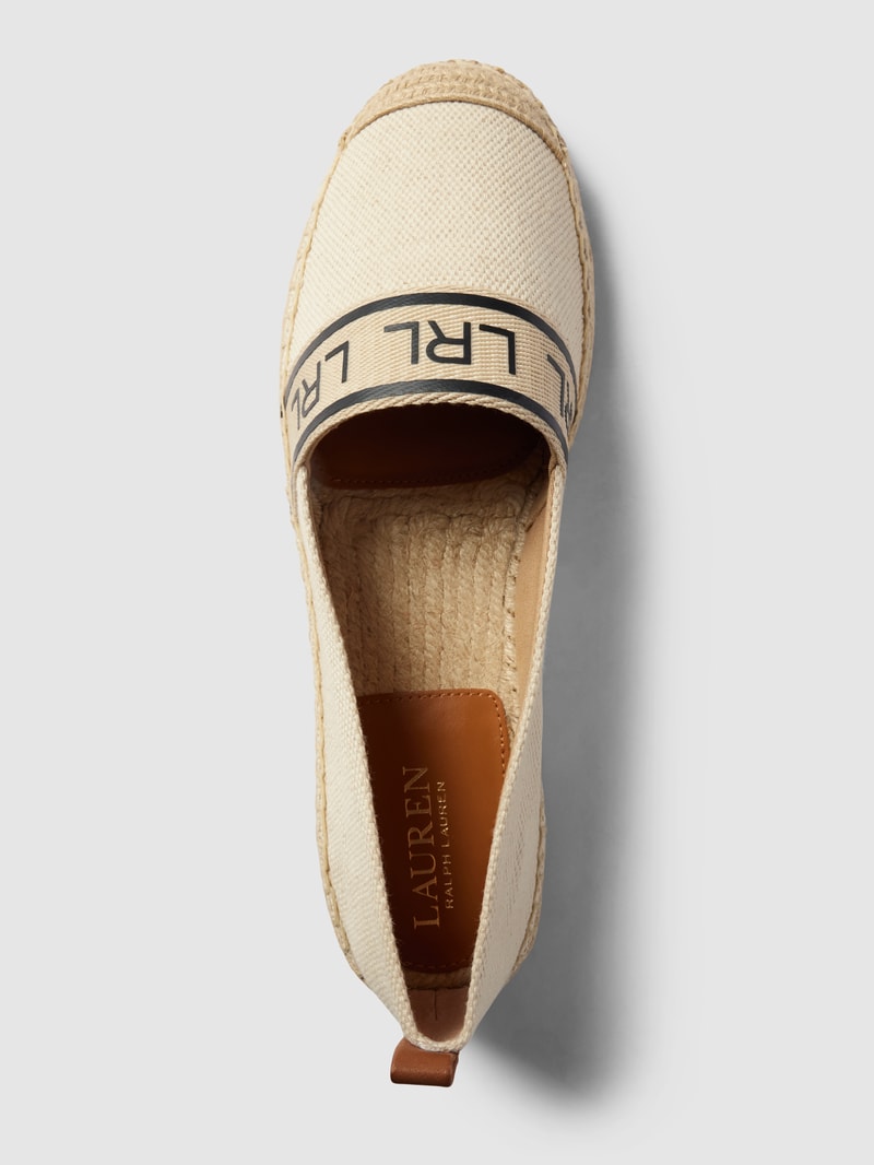 Espadrilles mit Label-Details Modell 'CAYLEE' in beige