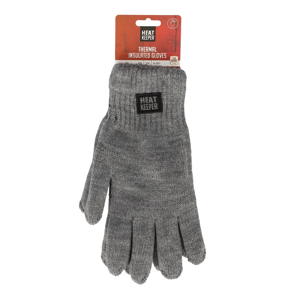 Heat Keeper Grey Herren Thermische Handschuhe