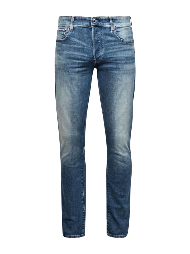 G-Star Jeans '3301 Straight Tapered' in blau günstig kaufen