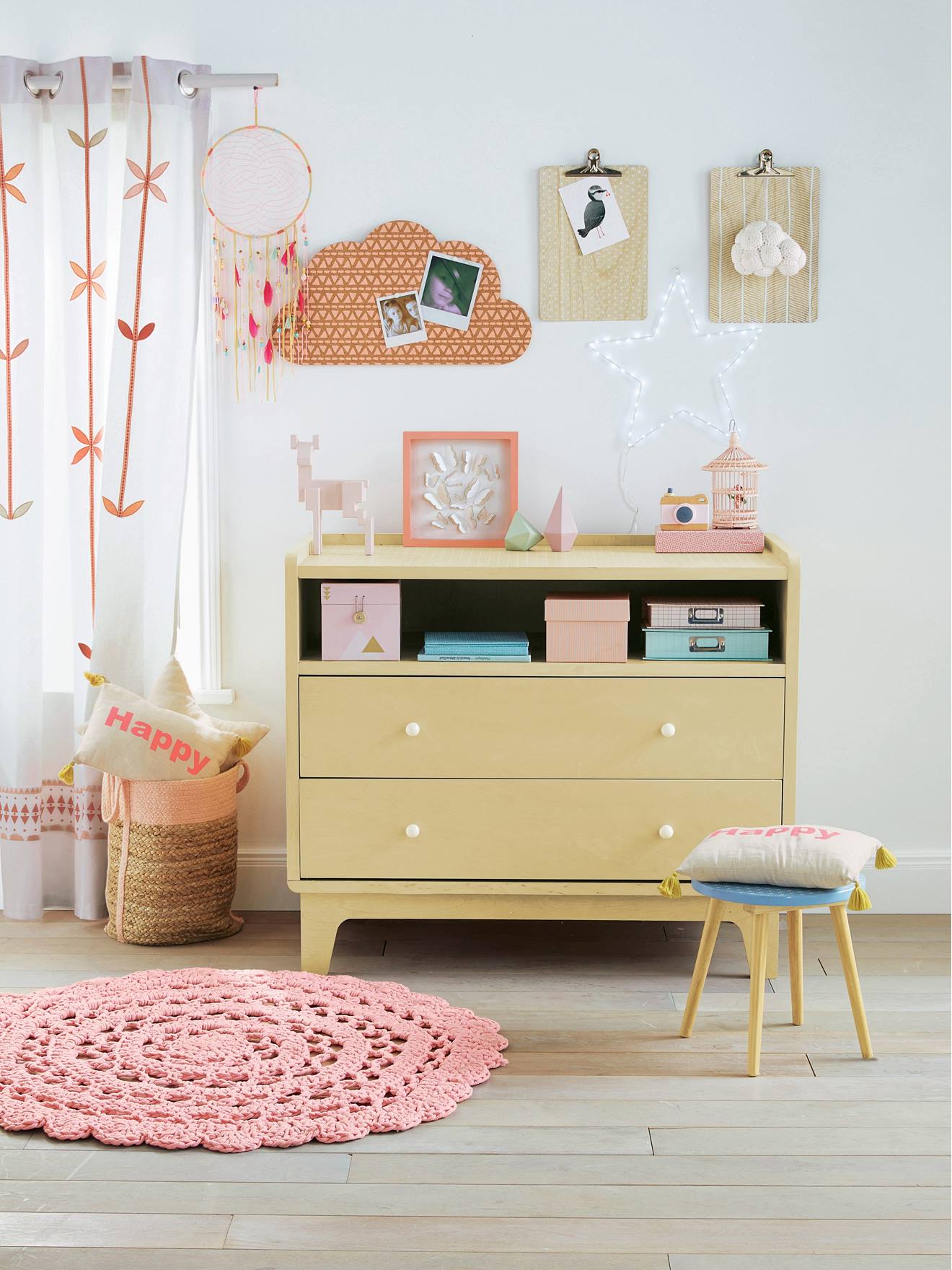 Vertbaudet Kinderzimmer Traumfänger - beige/mehrfarbig