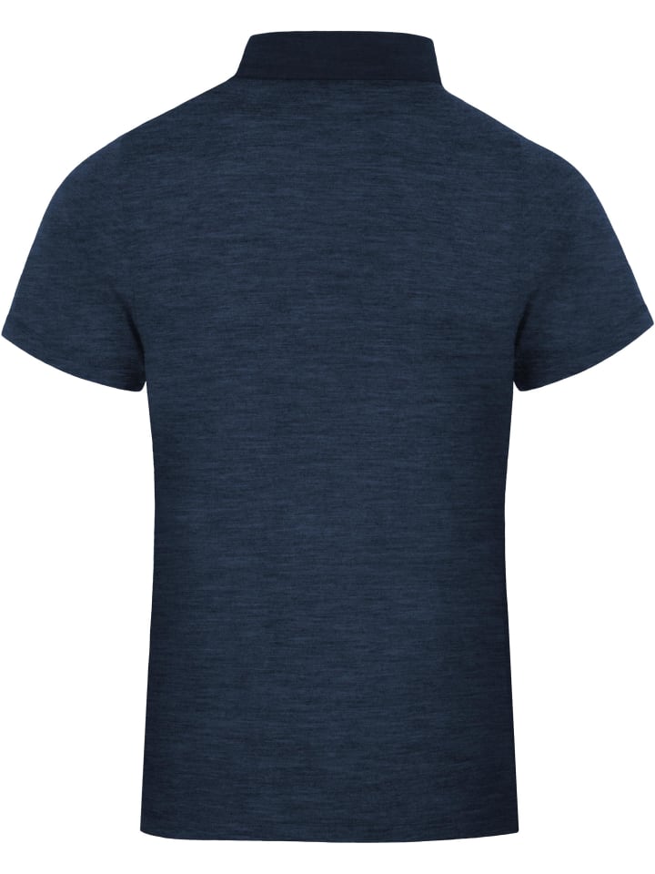 Normani Outdoor Sports Herren Merino Polo-Shirt Nowra in Navy günstig kaufen
