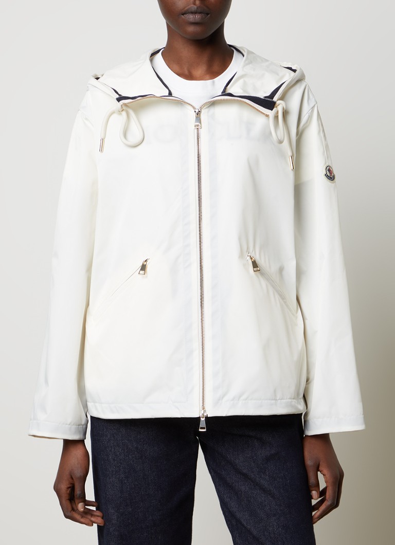 Větrovka Moncler s logem a kapsami na zip