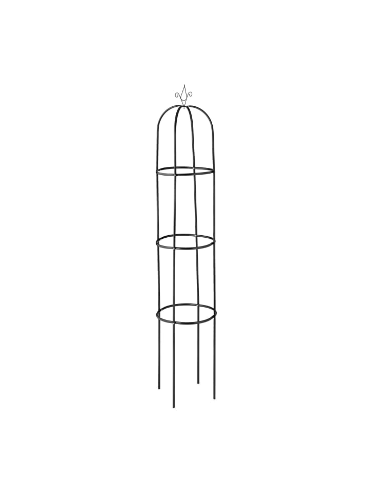 relaxdays Rankhilfe in Schwarz - (H)190 cm günstig kaufen onesize