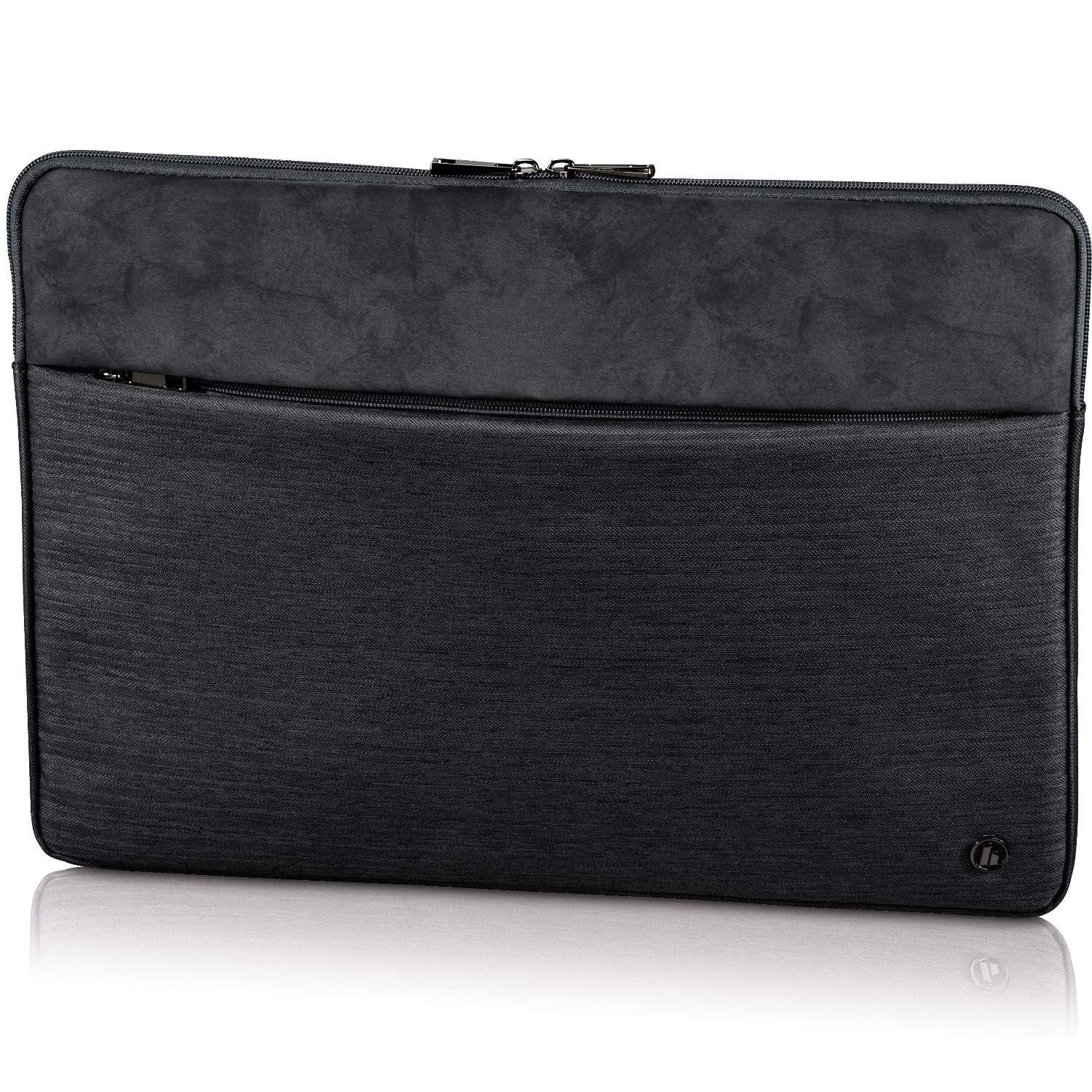 Hama Laptoptasche Notebook-Sleeve Tayrona Dunkelgrau Laptop-Tasche, Business Hülle Notebook-Fach 14
