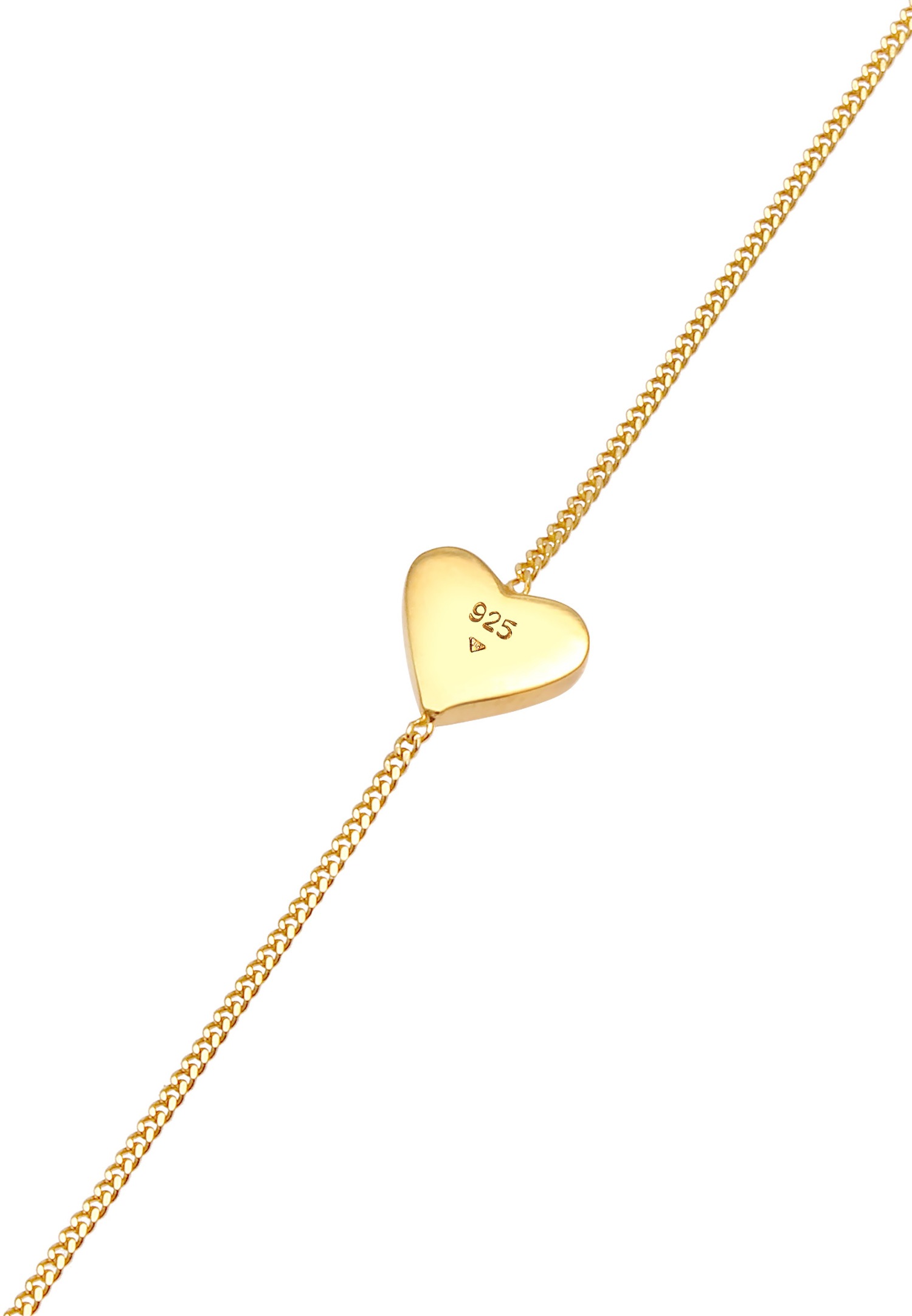 Elli Damen-Ohrring „Heart Love“ Türkis Sommer Verstellbar 925 Sterlingsilber Vergoldet