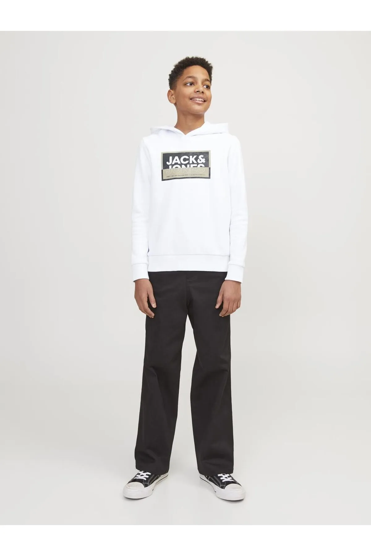 Jack & Jones Junior  Kapuzenpullover Bedruckter Kapuzenpullover Für jungs