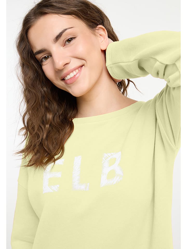 ELBSAND Sweatshirt in Gelb günstig kaufen