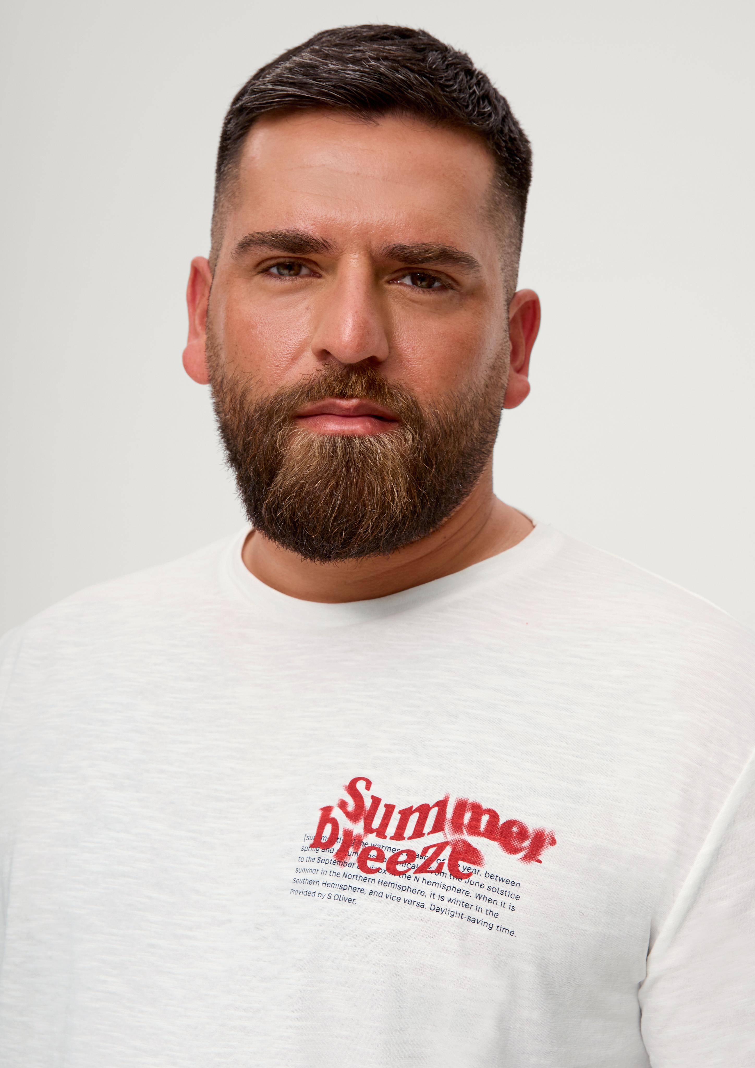 T-Shirt mit Frontprint  2135631-01D2