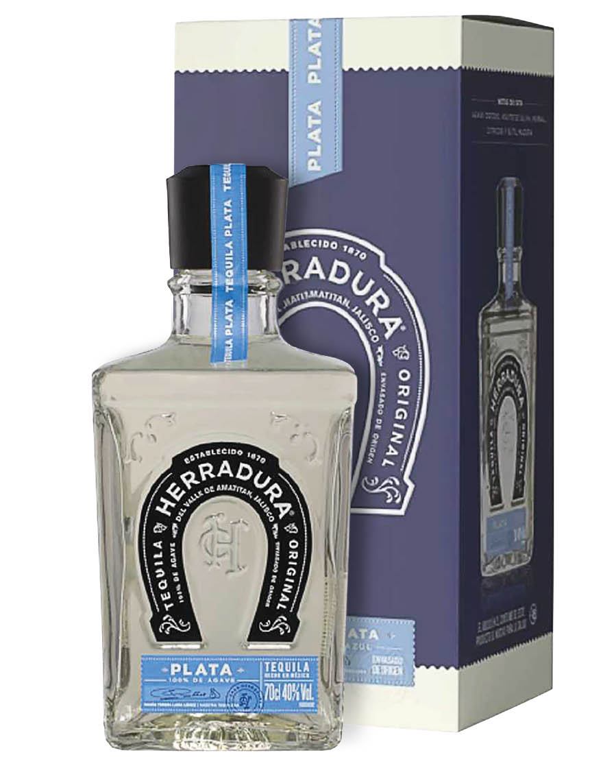 Tequila Plata Herradura 0,7 ℓ, En Étui