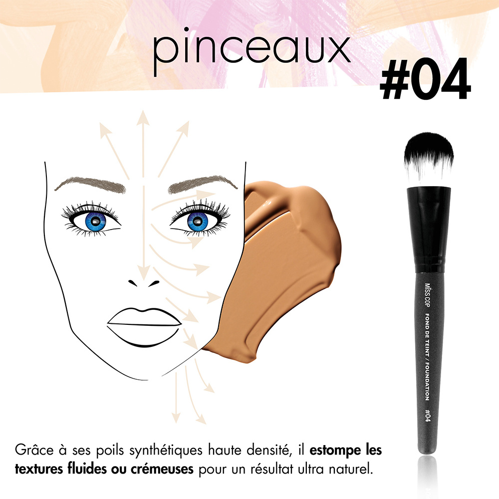 miss cop Fond de Teint Pinceau