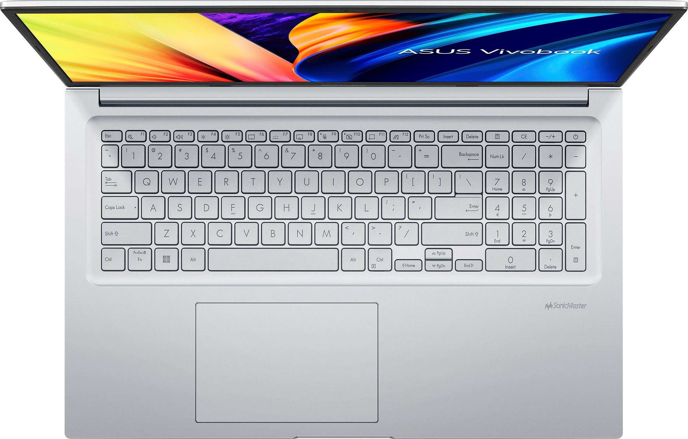 Asus Vivobook S17X S1703ZA-AU135W Notebook (43,9 cm/17,3 Zoll, Intel Core i5 12500H, Iris® Xᵉ Graphics, 1000 GB SSD)
